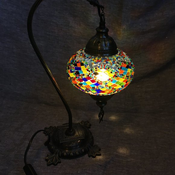 BOSPHORUS Turkish Moroccan Mosaic Lamp - Picture 4 of 7
